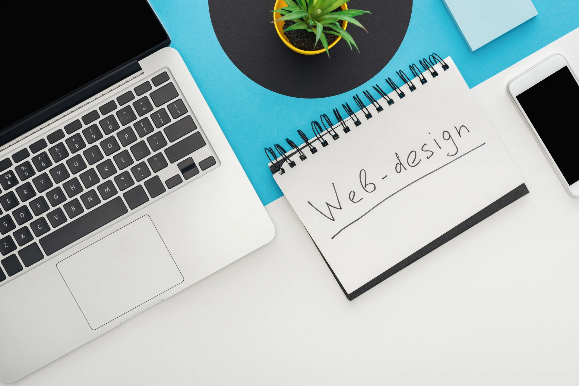 Webstránka pre reštauráciu – dizajn a tvorba na notebooku